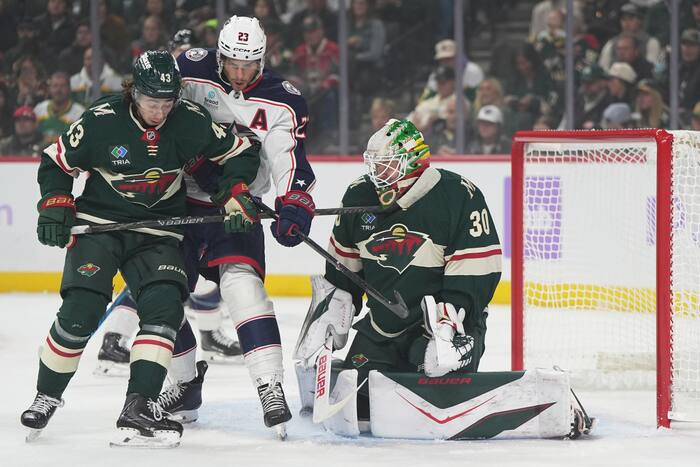 Kaprizov, Wallstedt carry the Wild past the Blue Jackets, 2-1