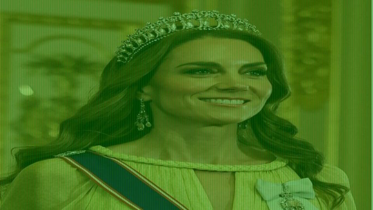 Princess Kate Alters Elie Saab Dress for More Modest Look at State Banquet