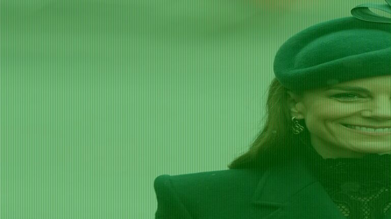 Kate Middleton Wears Green as She Joins Royals to Host Sultan of Oman