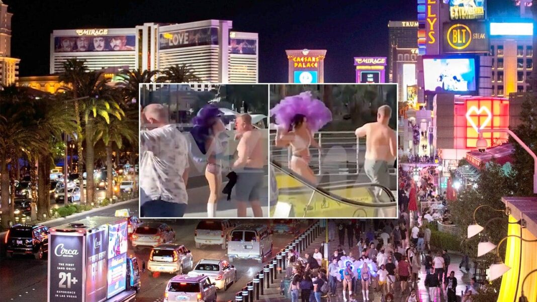 Las Vegas showgirl allegedly beats tourist with high heel after $20 photo tip sparks brawl