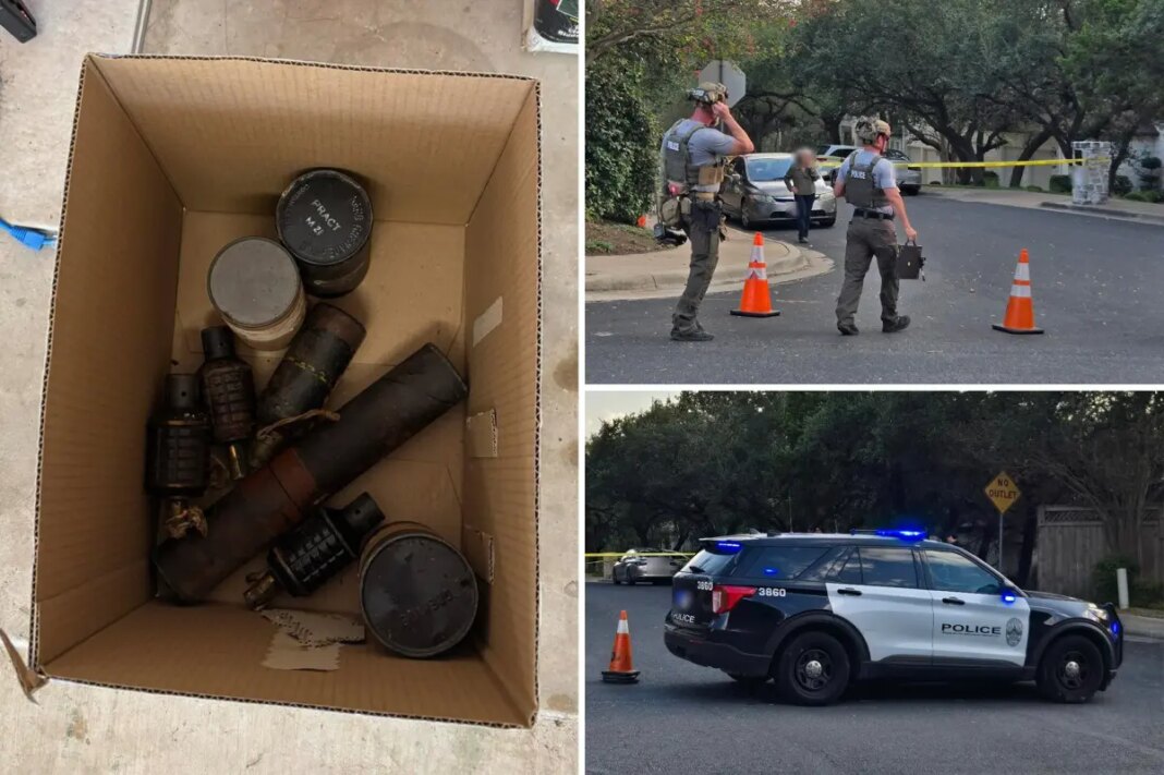 Live World War II grenades found in Texas estate sale box, safely removed by Austin police bomb squad