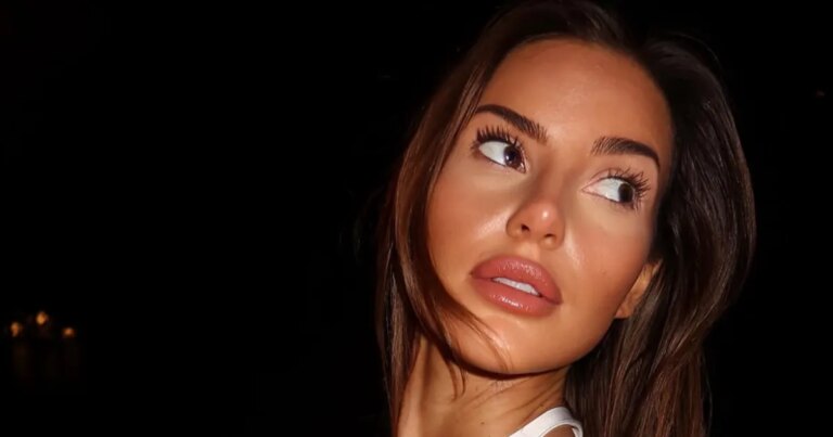 Love Island Star Iris Kendall Turns Heads in Daring Sideboob-Baring Dress