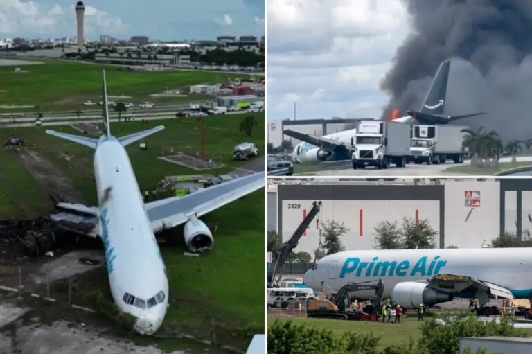 NTSB: Miami Amazon Cargo Crash Pilots Weren’t Warned of Wind