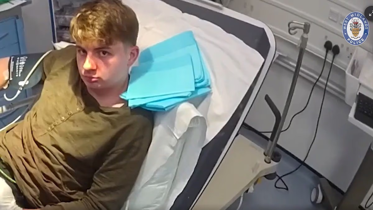 Moment 'Dexter-obsessed' killer smirks as he is arrested for murder
