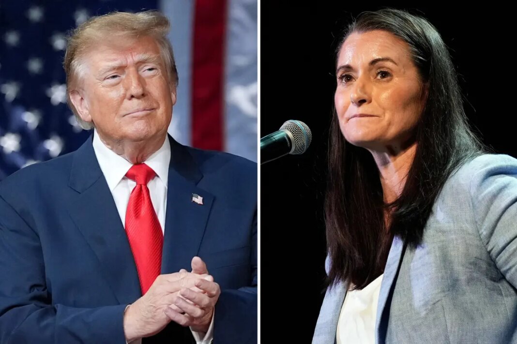 NY Rep. Lawler's Democratic challenger Cait Conley claims Trump is the greatest threat to America