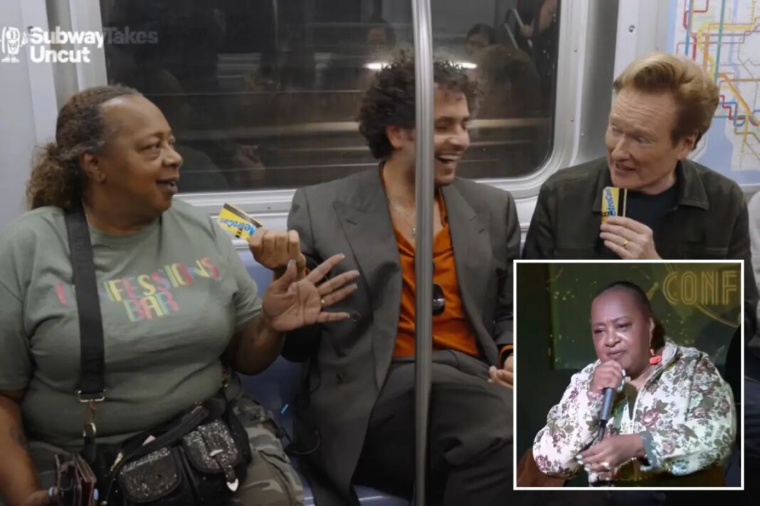 NYC bar owner Debbie Shields goes viral for life-changing banter with Conan O'Brien on 'SubwayTakes'