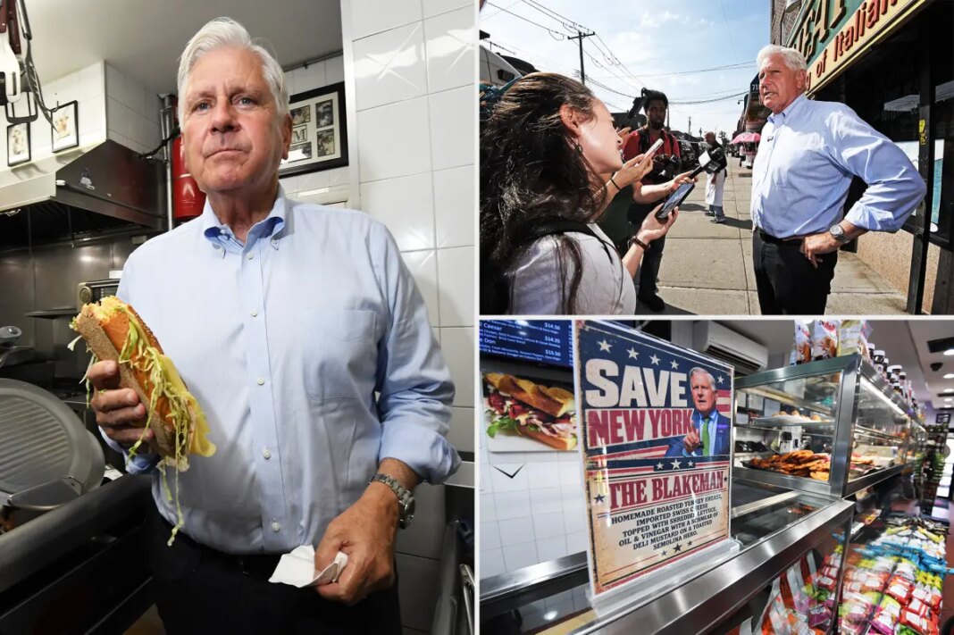 NYC deli names sandwich after Bruce Blakeman as he vows to bring down sky-high cost of lunch