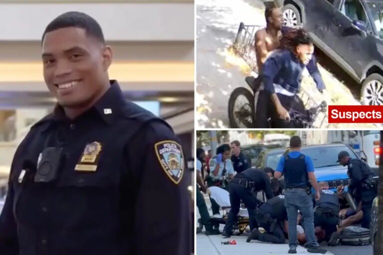 New Footage Shows Men Accused of Stabbing NYPD Detective Fleeing in NYC