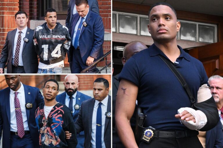 Prosecutors: NYPD Officer Stabbed 10 Times by Migrants in U.S. Illegally Chased Suspects Despite Injuries
