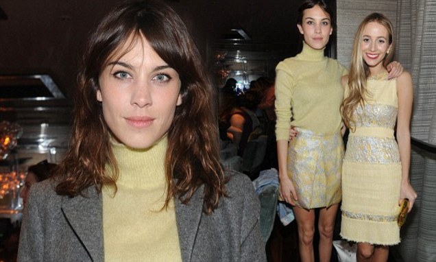 New York Fashion Week 2014: Alexa Chung at Christian Siriano