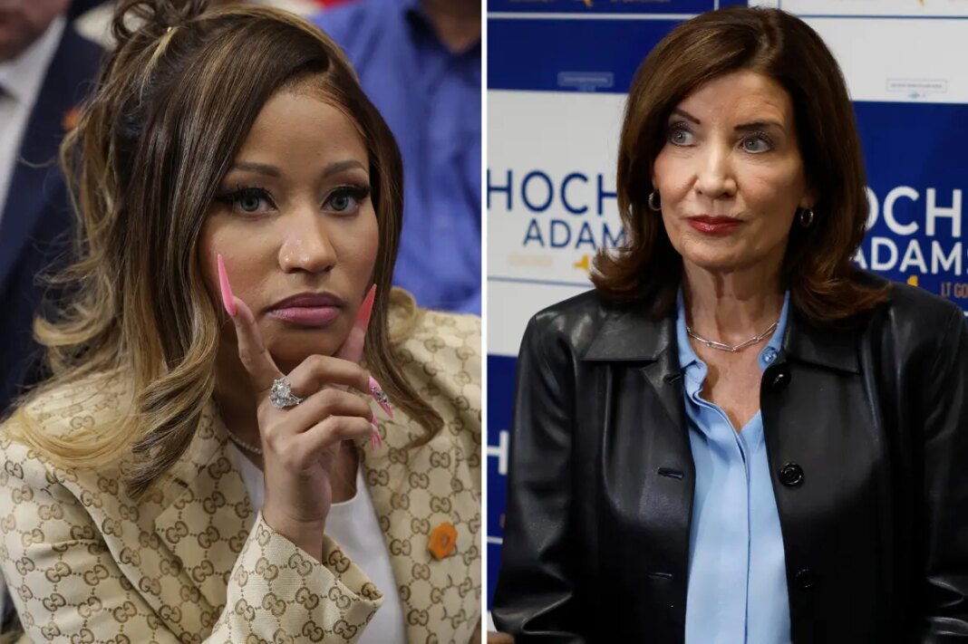 Nicki Minaj goes scorched earth on Kathy Hochul, urges NY voters to back Bruce Blakeman in gov race