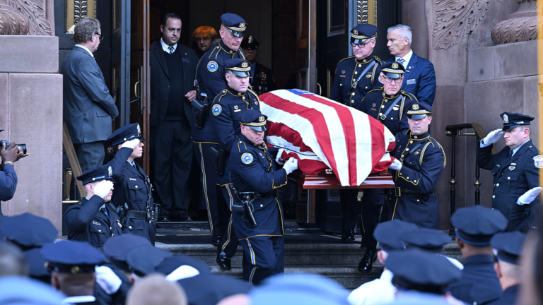 Philly Officer Slain in Line of Duty Promoted to Sergeant at Funeral