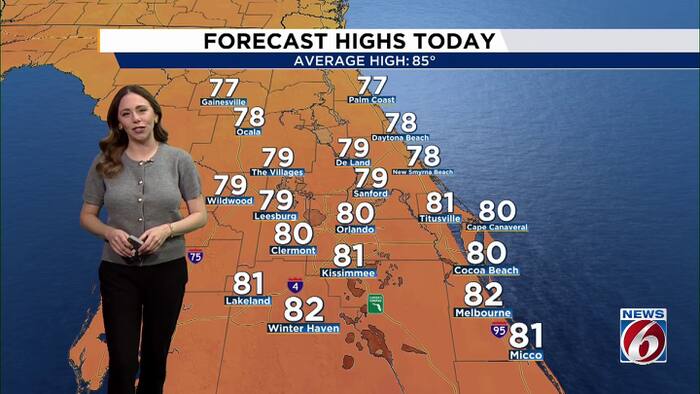 Pleasant weather continues as Invest 93L stirs up rough seas this week.