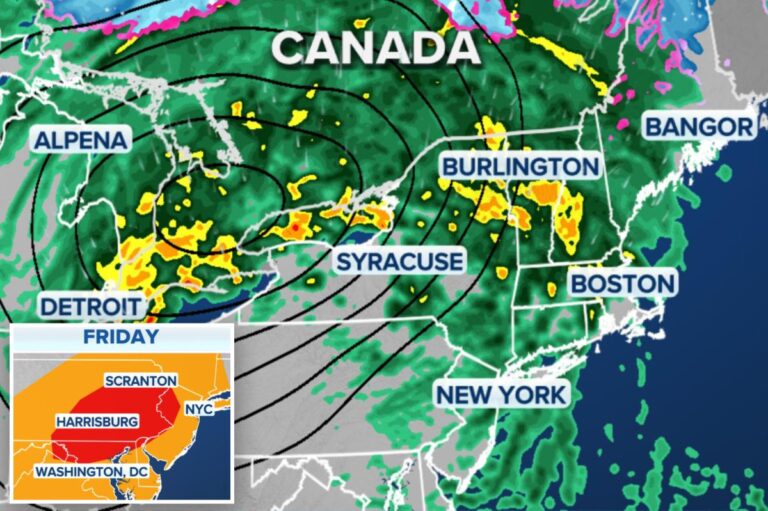 Powerful Storm to Bring Heavy Rain and Dangerous Winds to the Northeast Before First Major Fall Freeze