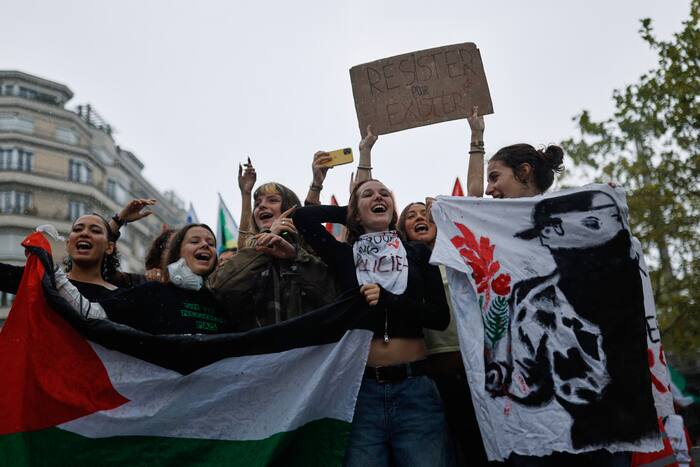 Protesters across France rally over rising living costs, joining students' grievances