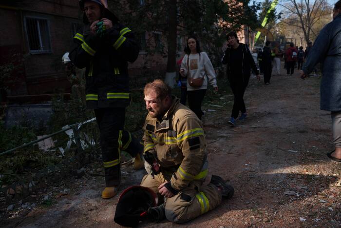 Rescuers pull bodies from rubble as Ukraine's death toll rises to 22 from a Russian missile strike