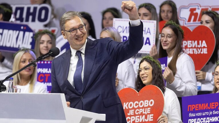 Serbia’s Aleksandar Vučić Faces Biggest Test as Students Seek Vote