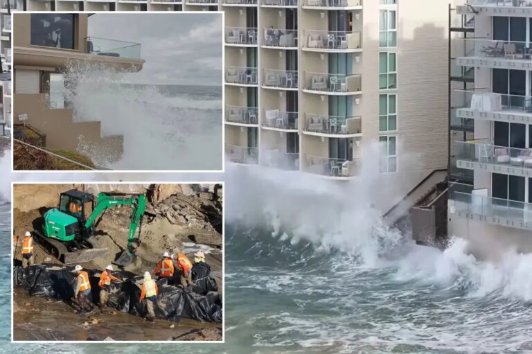 Southern California Coastal Flooding Threatens Laguna Beach Resort as King Tides Approach