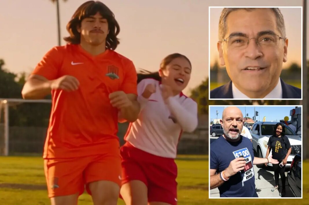 Steve Hilton releases Spanish-language transgender sports ad featuring AI Xavier Becerra