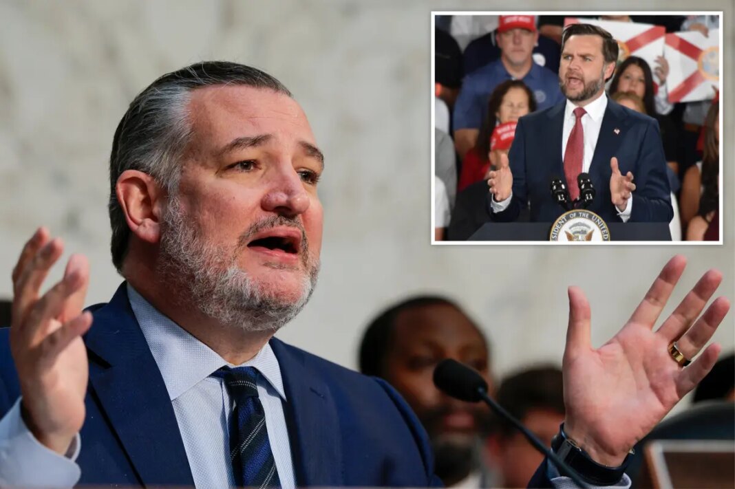 Ted Cruz fires back at 'insecure' JD Vance as the two trade barbs over 2028