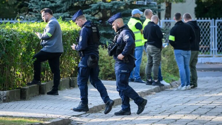 Teen Wearing Helmet Camera Kills Worker at Polish School Amid Copycat Attack Fears