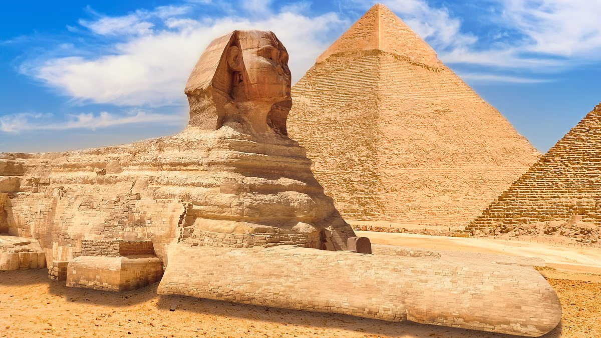 The Sphinx was built from rocks filled with fossils of crocodiles