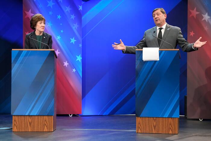 Troy Jackson tells Susan Collins to 'shut up' during heated Maine Senate debate