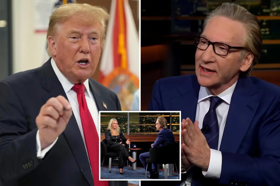 Trump blasts 'complete, total loser' Bill Maher in 1,300-word Truth Social post