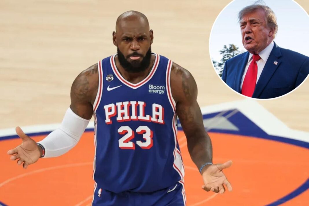Trump calls for LeBron James to apologize for his national anthem antics