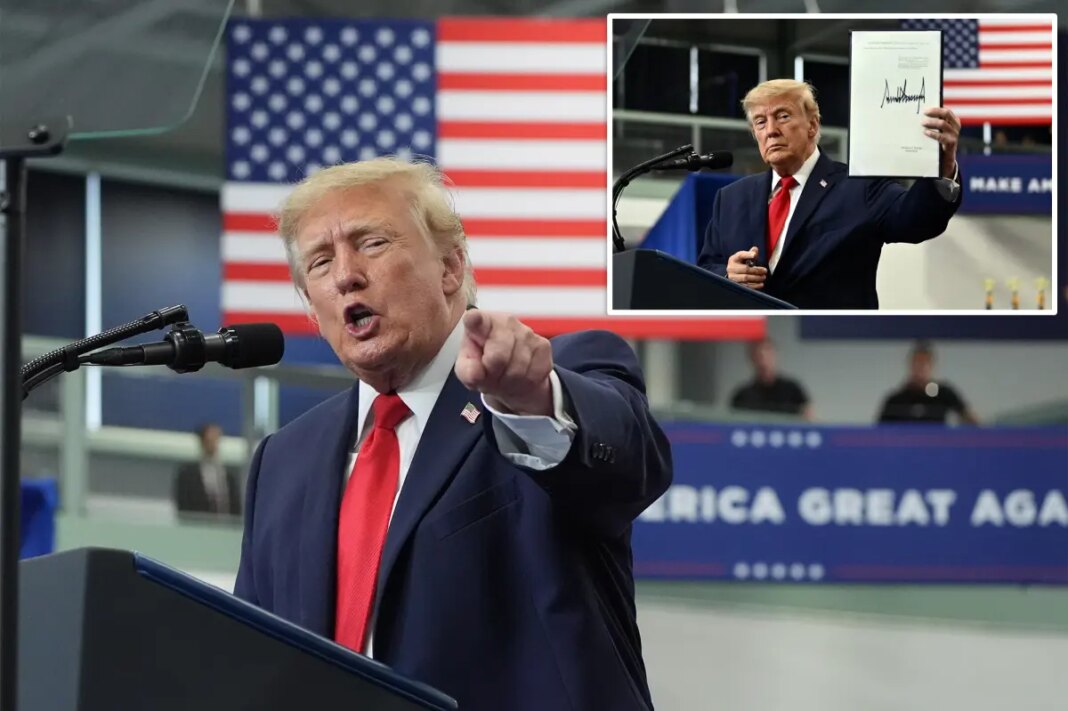 Trump pardons diesel mechanics ‘wrongfully charged’ during Biden admin at Alaska rally