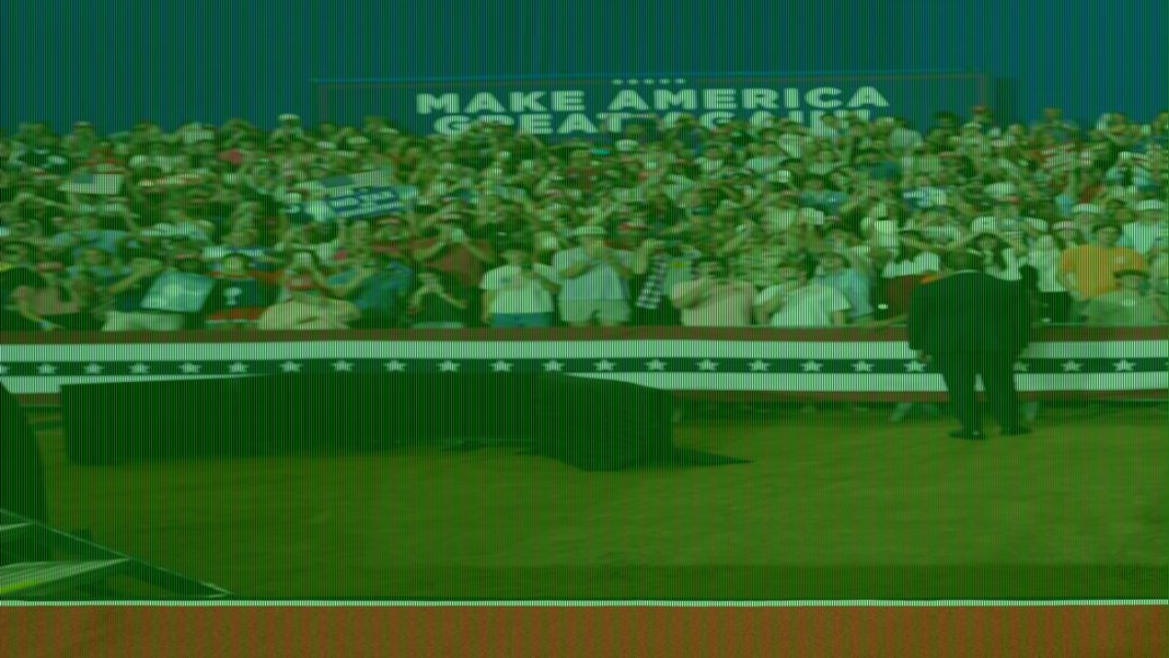Trump rally derailed by series of protesters in opening minutes