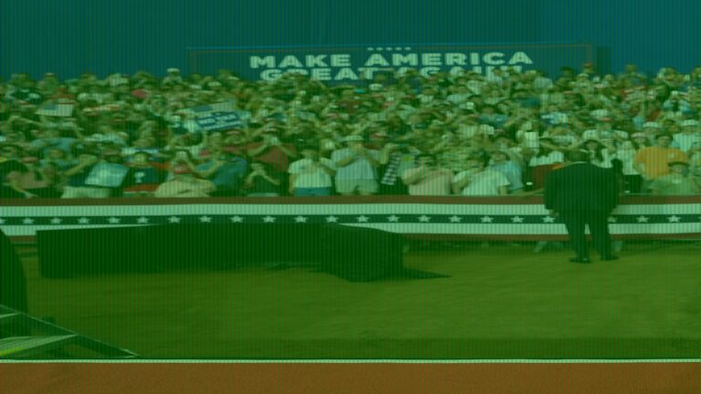 Trump Rally Disrupted by Series of Protests in Opening Minutes