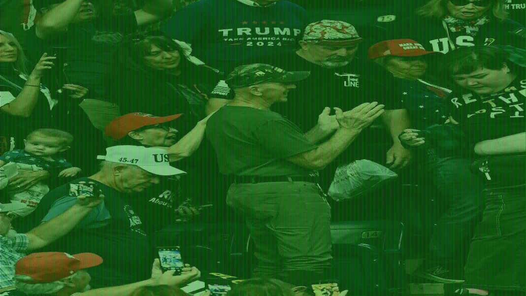 Trump rally descends into chaos as screaming protesters are dragged