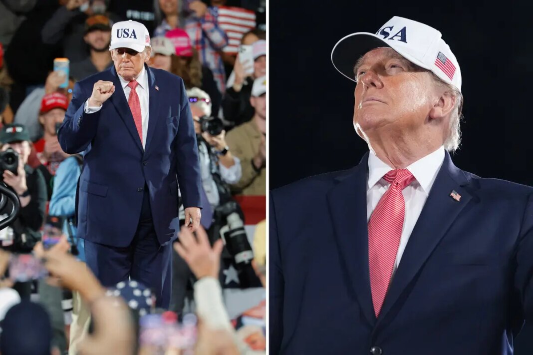 Trump speaks for nearly 2 hours at North Carolina midterm rally -- says he's 'working like a dog' to get Republicans elected