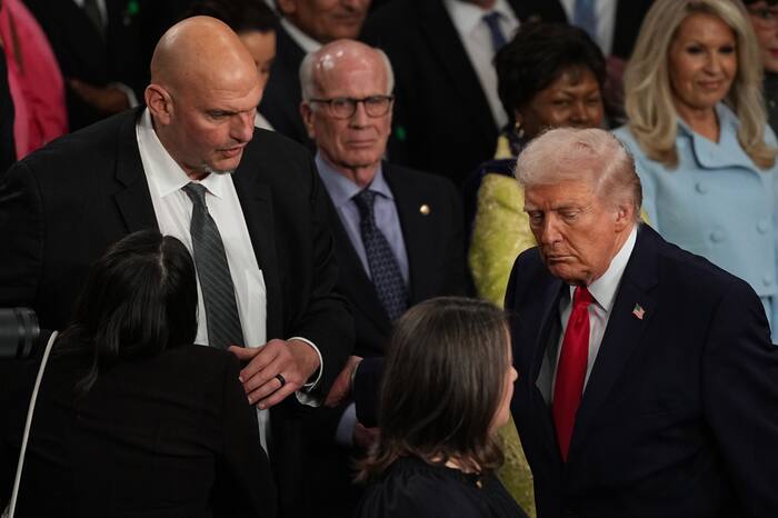 Trump urges Sen. John Fetterman to switch parties and become a Republican
