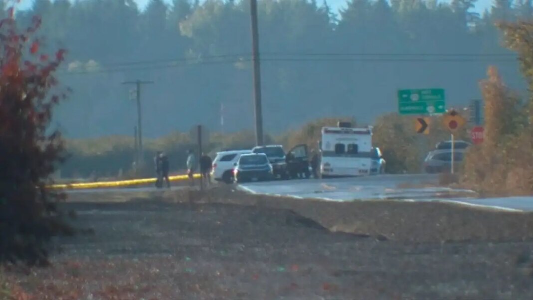 Two helicopters collide midair near Oregon airport with three people aboard, FAA confirms
