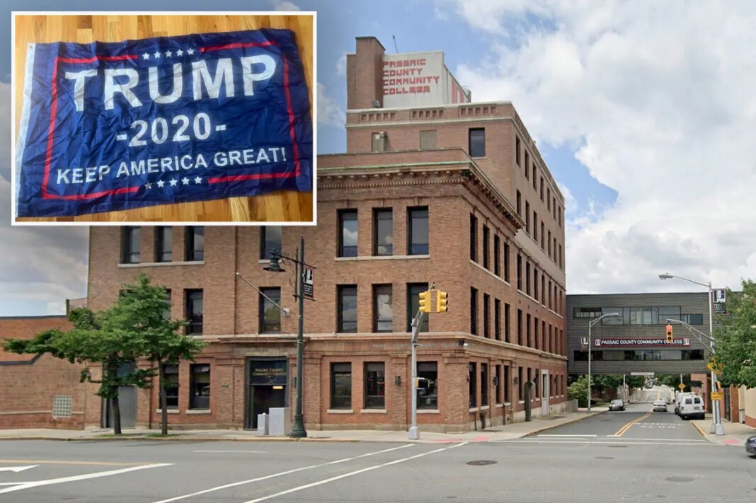 Woke NJ professor shames student as 'racist' for having Trump flag on bedroom wall: lawsuit